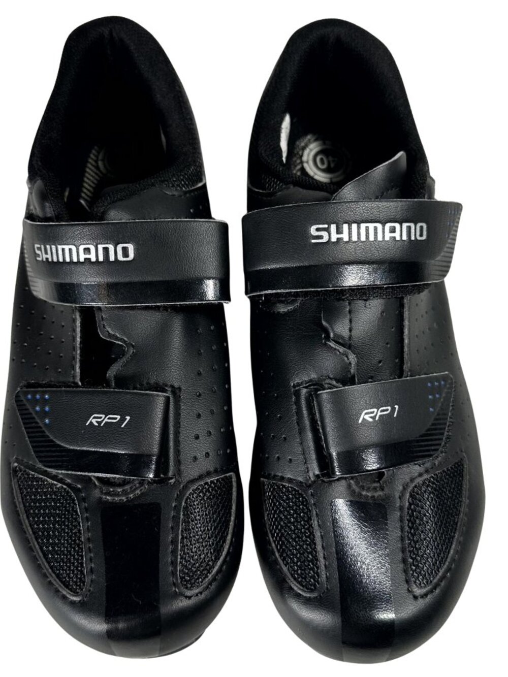 Shimano RP1 SH-RP100-SL Mens US 6.7 EU 40 Road Cycling Shoes Black w Cleats